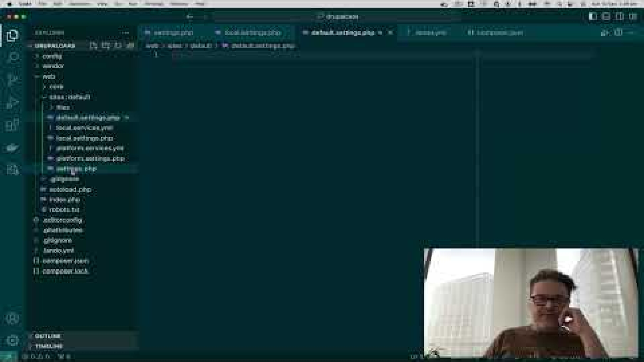 Adding Lando and installing Drupal